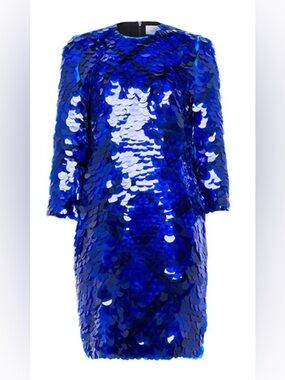 Preen by Thornton Bregazzi blue unique dress